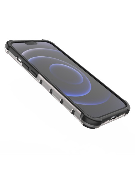 Korinis dėklas, šarvuotas dangtelis su gelio rėmeliu, iPhone 13 Pro, skaidrus Korinis dėklas, šarvuotas dangtelis su gelio rėmeliu, iPhone 13 Pro, skaidrus