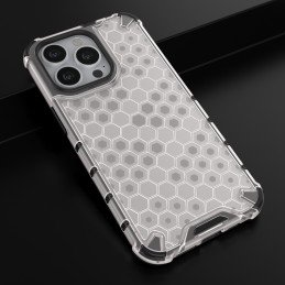 Korinis dėklas, šarvuotas dangtelis su gelio rėmeliu, iPhone 13 Pro, skaidrus