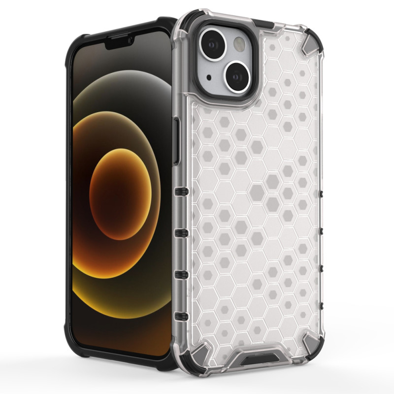 Korinis dėklas, šarvuotas dangtelis su gelio rėmeliu, iPhone 13, raudonas