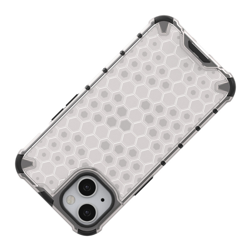 Korinis dėklas, šarvuotas dangtelis su gelio rėmeliu, iPhone 13, raudonas