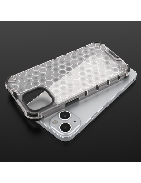 Korinis dėklas, šarvuotas dangtelis su gelio rėmeliu, iPhone 13, raudonas Korinis dėklas, šarvuotas dangtelis su gelio rėmeliu, iPhone 13, raudonas