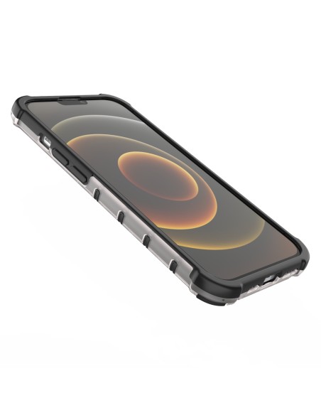Korinis dėklas, šarvuotas dangtelis su gelio rėmeliu, iPhone 13, raudonas Korinis dėklas, šarvuotas dangtelis su gelio rėmeliu, iPhone 13, raudonas