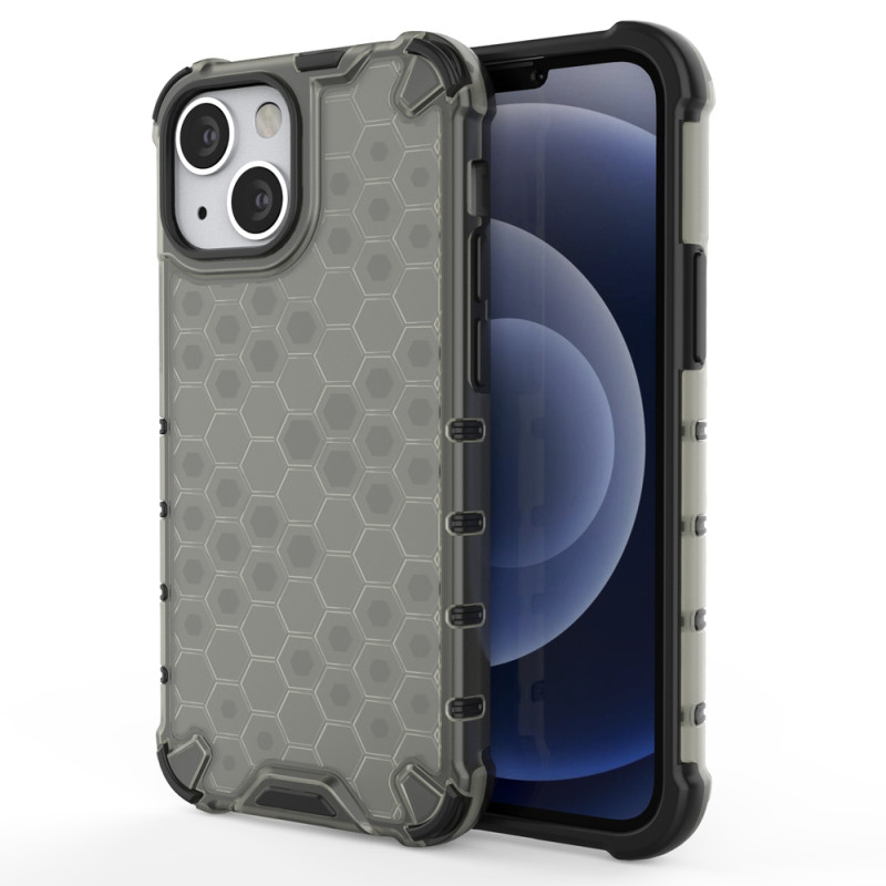 Korinis dėklas, šarvuotas dangtelis su gelio rėmeliu, iPhone 13 mini, juodas