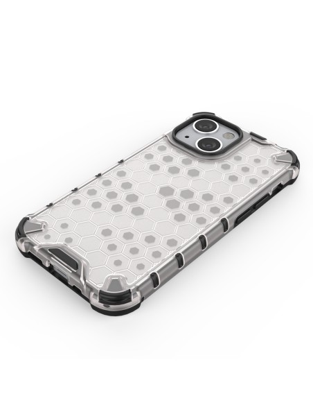 Korinis dėklas, šarvuotas dangtelis su gelio rėmeliu, iPhone 13 mini, juodas