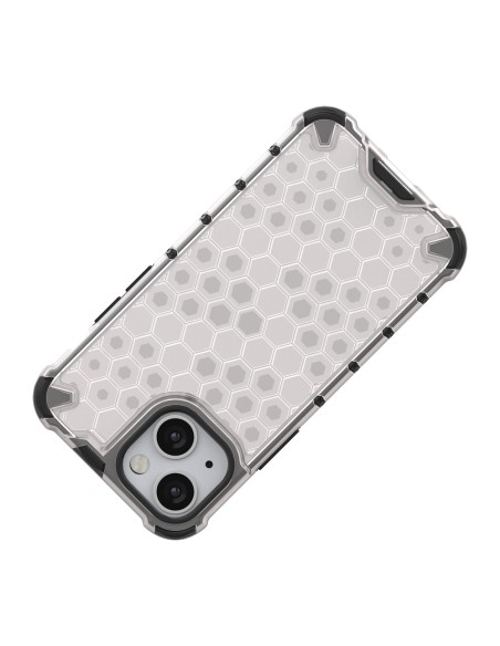 Korinis dėklas, šarvuotas dangtelis su gelio rėmeliu, iPhone 13 mini, juodas