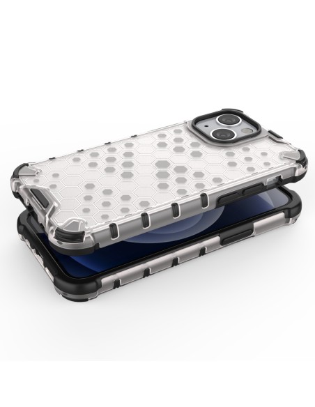 Korinis dėklas, šarvuotas dangtelis su gelio rėmeliu, iPhone 13 mini, žalias