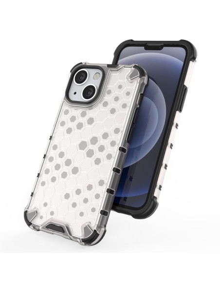 Korinis dėklas, šarvuotas dangtelis su gelio rėmeliu, iPhone 13 mini, žalias