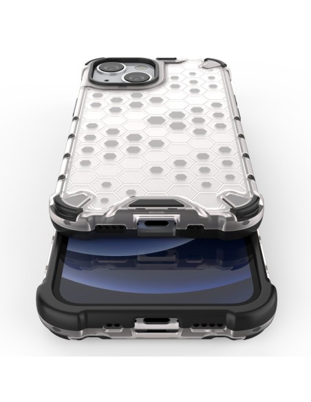 Korinis dėklas, šarvuotas dangtelis su gelio rėmeliu, iPhone 13 mini, žalias