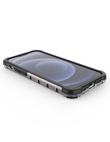 Korinis dėklas, šarvuotas dangtelis su gelio rėmeliu, iPhone 13 mini, žalias