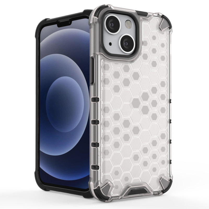 Korinis dėklas, šarvuotas dangtelis su gelio rėmeliu, iPhone 13 mini, raudonas