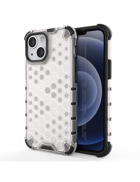 Korinis dėklas, šarvuotas dangtelis su gelio rėmeliu, iPhone 13 mini, skaidrus Korinis dėklas, šarvuotas dangtelis su gelio rėmeliu, iPhone 13 mini, skaidrus