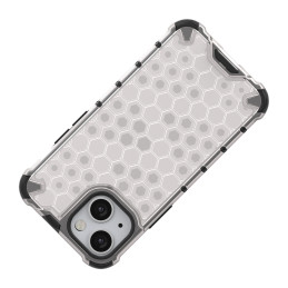 Korinis dėklas, šarvuotas dangtelis su gelio rėmeliu, iPhone 13 mini, skaidrus