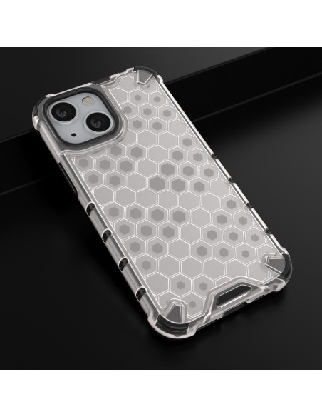 Korinis dėklas, šarvuotas dangtelis su gelio rėmeliu, iPhone 13 mini, skaidrus Korinis dėklas, šarvuotas dangtelis su gelio rėmeliu, iPhone 13 mini, skaidrus