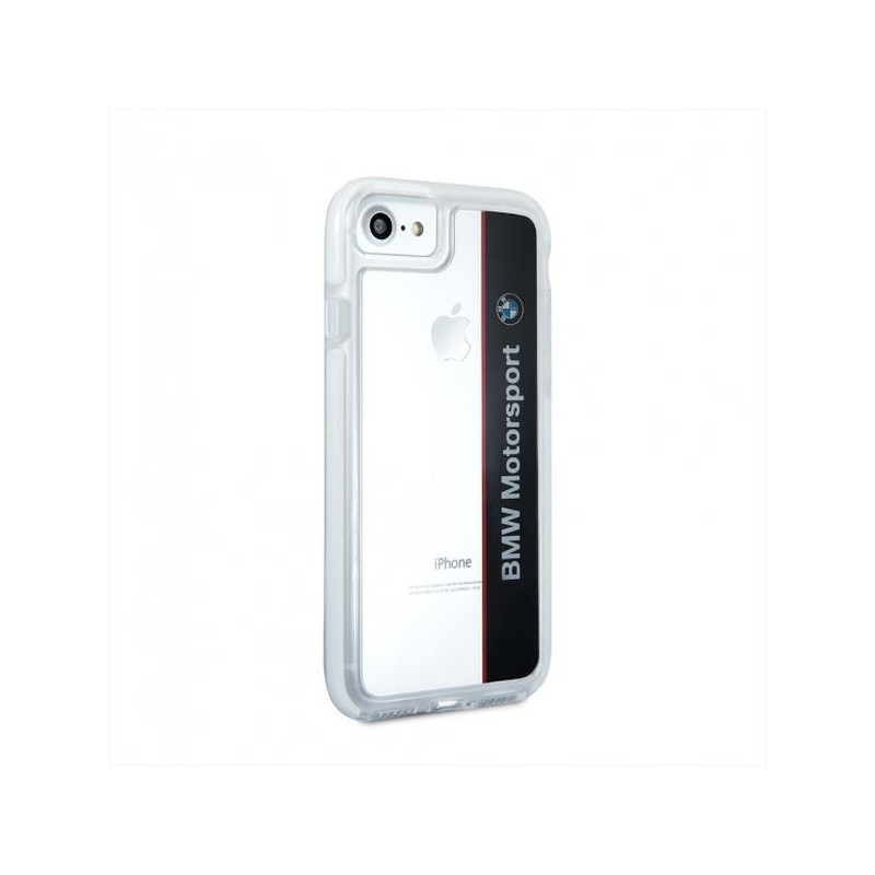 BMW Motorcase dėklas iPhone 7 / 8 / SE 2020 / SE 2022 - skaidrus ir juodas
