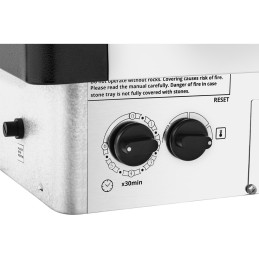 Elektrinė pirties krosnelė su įmontuotu valdymu 8-12 m3 iki 110C 400 V 8 kW sidabrinė-juoda