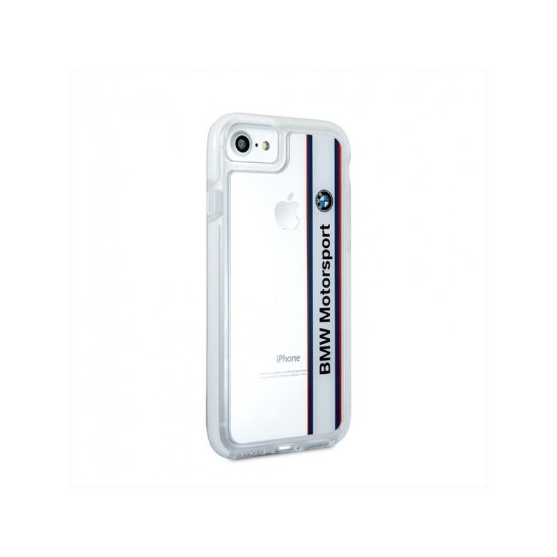 BMW Motorcase dėklas iPhone 7 - skaidrus ir baltas