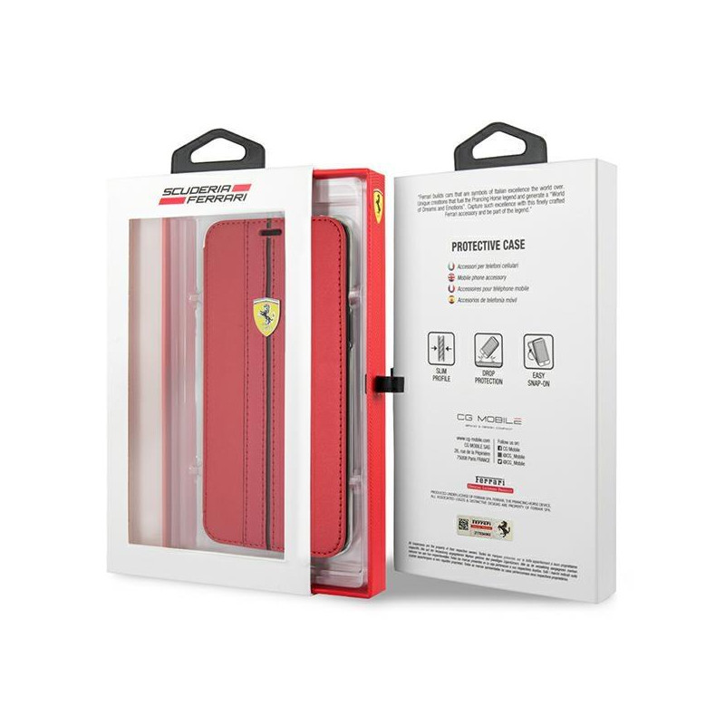 Ferrari Urban dėklas, skirtas Samsung Galaxy S9 - raudonas