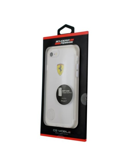 Ferrari skaidrus dėklas, skirtas iPhone 7 / 8 / SE 2020 / SE 2022 - skaidrus Ferrari skaidrus dėklas, skirtas iPhone 7 / 8 / SE 2020 / SE 2022 - skaidrus