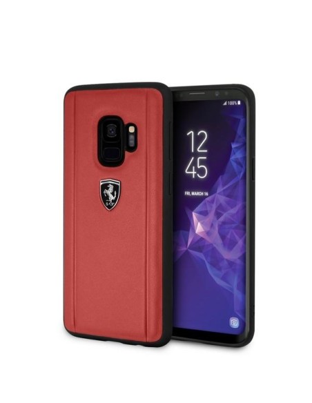 Ferrari Heritage Portofino dėklas, skirtas Samsung Galaxy S9 - raudonas Ferrari Heritage Portofino dėklas, skirtas Samsung Galaxy S9 - raudonas
