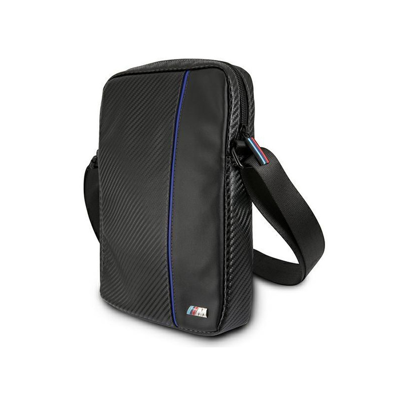 BMW Carbon / Blue Stripe krepšys 10" planšetei - juodas