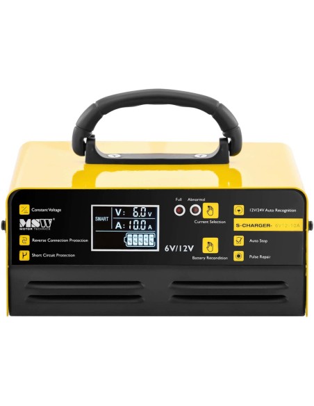 Automobilinis įkroviklis akumuliatoriaus įkroviklis LCD 6/12 V 10/10 A Automobilinis įkroviklis akumuliatoriaus įkroviklis LCD 6/12 V 10/10 A
