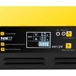 Automobilinis įkroviklis akumuliatoriaus įkroviklis LCD 6/12 V 10/10 A