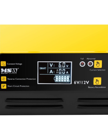 Automobilinis įkroviklis akumuliatoriaus įkroviklis LCD 6/12 V 10/10 A Automobilinis įkroviklis akumuliatoriaus įkroviklis LCD 6/12 V 10/10 A
