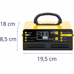 Automobilinis įkroviklis akumuliatoriaus įkroviklis LCD 6/12 V 10/10 A