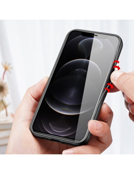 Dux Ducis Fino dėklas, dangtelis, dengtas nailono medžiaga, iPhone 13 Pro, pilka Dux Ducis Fino dėklas, dangtelis, dengtas nailono medžiaga, iPhone 13 Pro, pilka