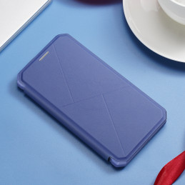 DUX DUCIS Skin X dėklo dėklo dangtelis su atvartu iPhone 13 mini mėlynas