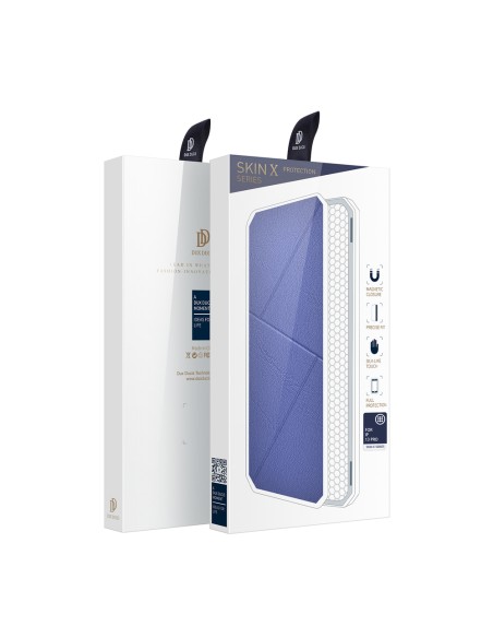 DUX DUCIS Skin X dėklo dėklo dėklas su atvartu iPhone 13 Pro mėlynas DUX DUCIS Skin X dėklo dėklo dėklas su atvartu iPhone 13 Pro mėlynas