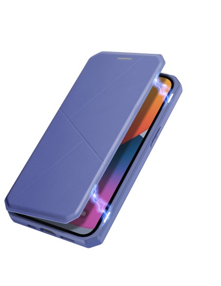 DUX DUCIS Skin X dėklo dėklo dėklas su atvartu iPhone 13 Pro mėlynas DUX DUCIS Skin X dėklo dėklo dėklas su atvartu iPhone 13 Pro mėlynas