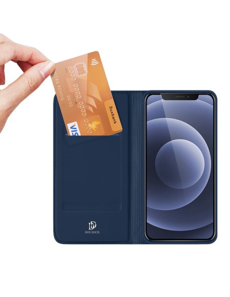 Dux Ducis Skin Pro dėklo dėklo dangtelis su atvartu iPhone 13 mini mėlynas Dux Ducis Skin Pro dėklo dėklo dangtelis su atvartu iPhone 13 mini mėlynas