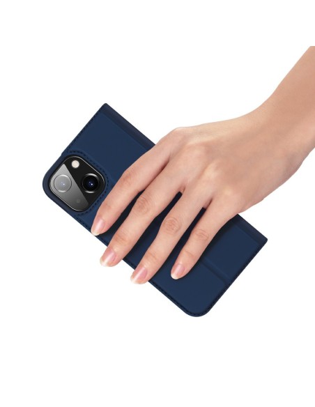 Dux Ducis Skin Pro dėklo dėklo dangtelis su atvartu iPhone 13 mini mėlynas Dux Ducis Skin Pro dėklo dėklo dangtelis su atvartu iPhone 13 mini mėlynas