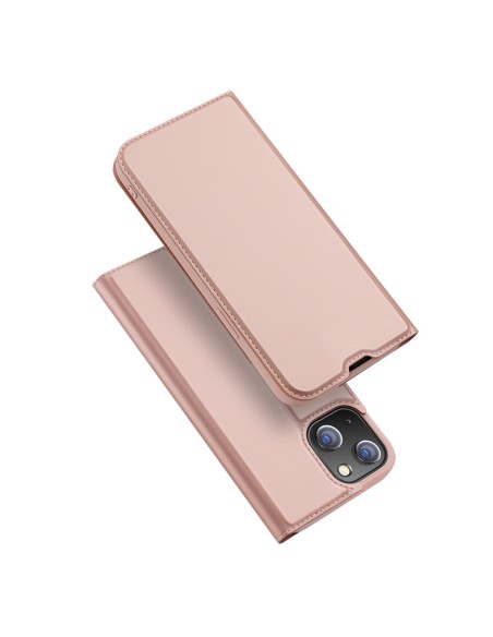 Dux Ducis Skin Pro dėklo dėklo dėklas su atvartu iPhone 13 mini rožinis