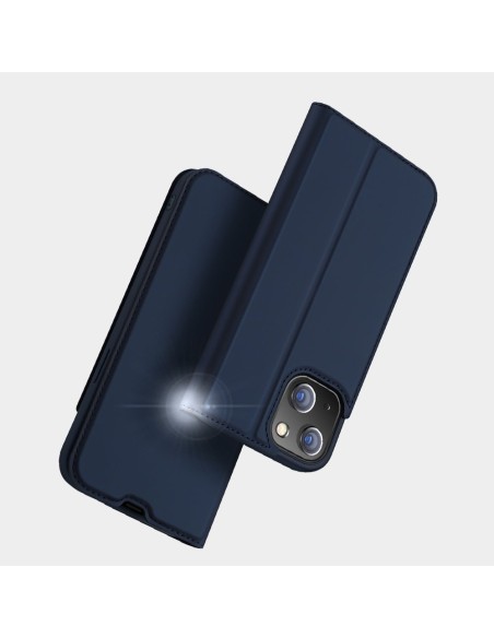 Dux Ducis Skin Pro dėklo dėklo dėklas su atvartu iPhone 13 mini rožinis