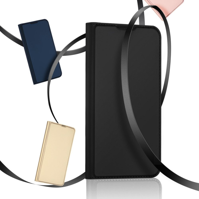 Dux Ducis Skin Pro dėklo dėklo dėklas su atvartu iPhone 13 mini rožinis