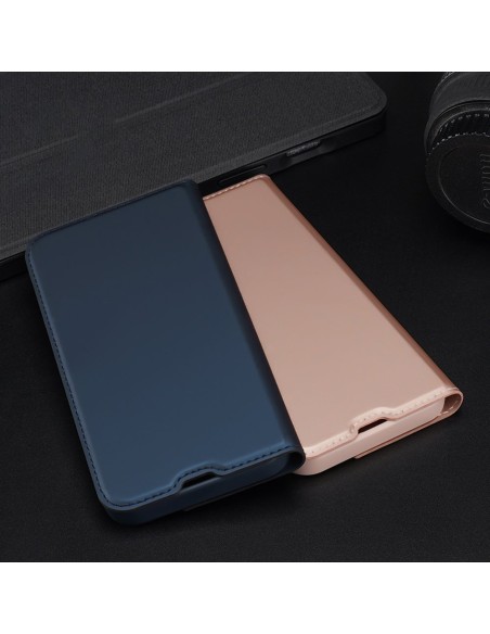 Dux Ducis Skin Pro dėklo dėklo dėklas su atvartu iPhone 13 mini rožinis