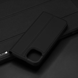 Dux Ducis Skin Pro dėklo dėklo dėklas su atvartu iPhone 13 mini rožinis