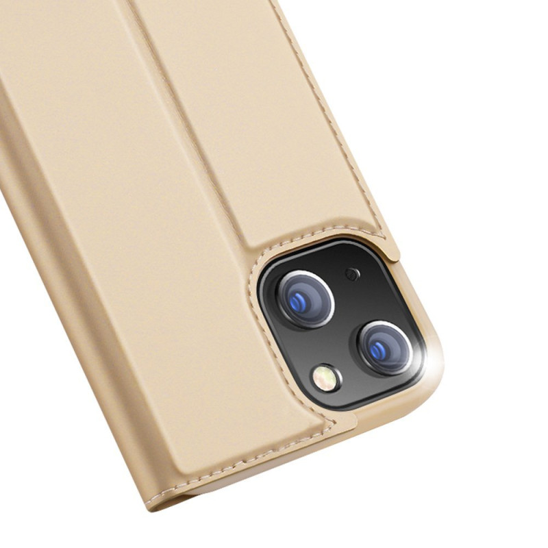 Dux Ducis Skin Pro dėklo dėklo dangtelis su atvartu iPhone 13 mini gold