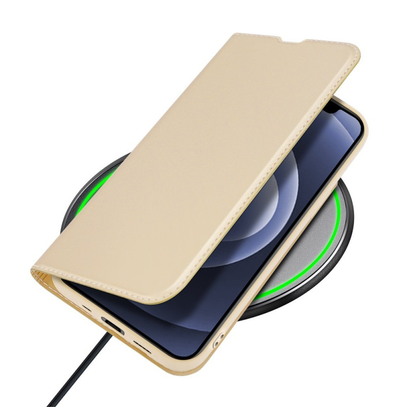 Dux Ducis Skin Pro dėklo dėklo dangtelis su atvartu iPhone 13 mini gold