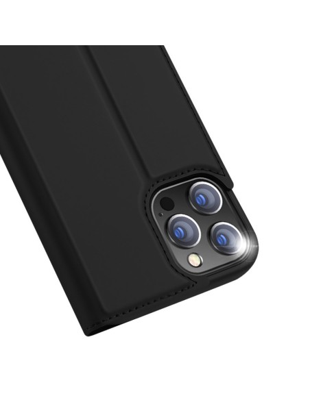 Dux Ducis Skin Pro dėklo dėklo dangtelis su atvartu iPhone 13 Pro juodas Dux Ducis Skin Pro dėklo dėklo dangtelis su atvartu iPhone 13 Pro juodas