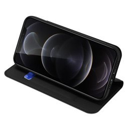 Dux Ducis Skin Pro dėklo dėklo dangtelis su atvartu iPhone 13 Pro juodas