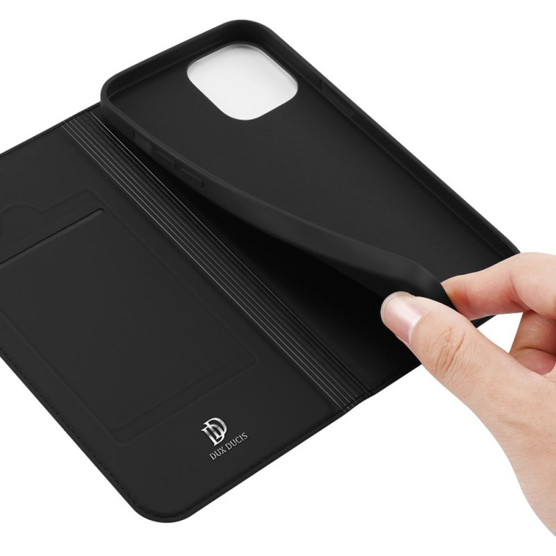 Dux Ducis Skin Pro dėklo dėklo dangtelis su atvartu iPhone 13 Pro juodas