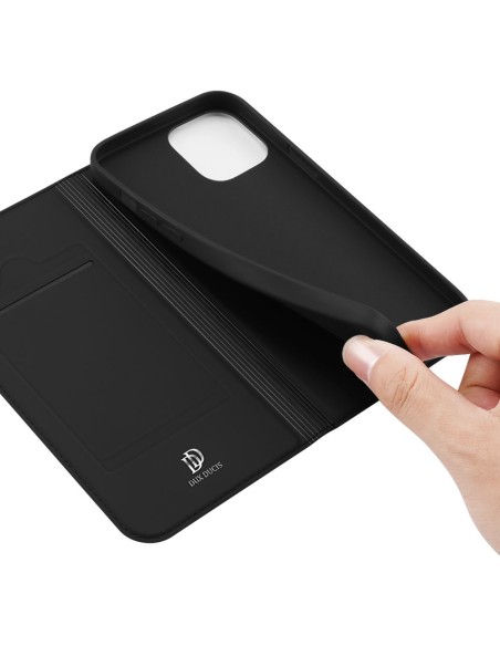 Dux Ducis Skin Pro dėklo dėklo dangtelis su atvartu iPhone 13 Pro juodas Dux Ducis Skin Pro dėklo dėklo dangtelis su atvartu iPhone 13 Pro juodas