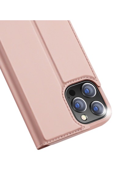 Dux Ducis Skin Pro dėklo dėklo dangtelis su atvartu iPhone 13 Pro rožinis Dux Ducis Skin Pro dėklo dėklo dangtelis su atvartu iPhone 13 Pro rožinis