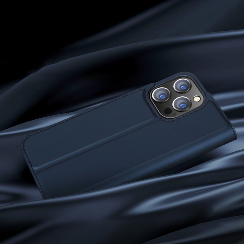Dux Ducis Skin Pro dėklo dėklo dangtelis su atvartu iPhone 13 Pro rožinis