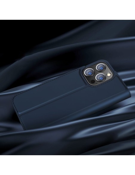 Dux Ducis Skin Pro dėklo dėklo dangtelis su atvartu iPhone 13 Pro auksinis