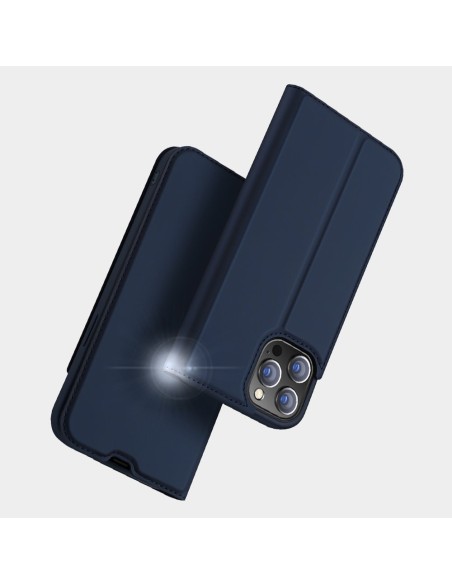 Dux Ducis Skin Pro dėklo dėklo dangtelis su atvartu iPhone 13 Pro auksinis