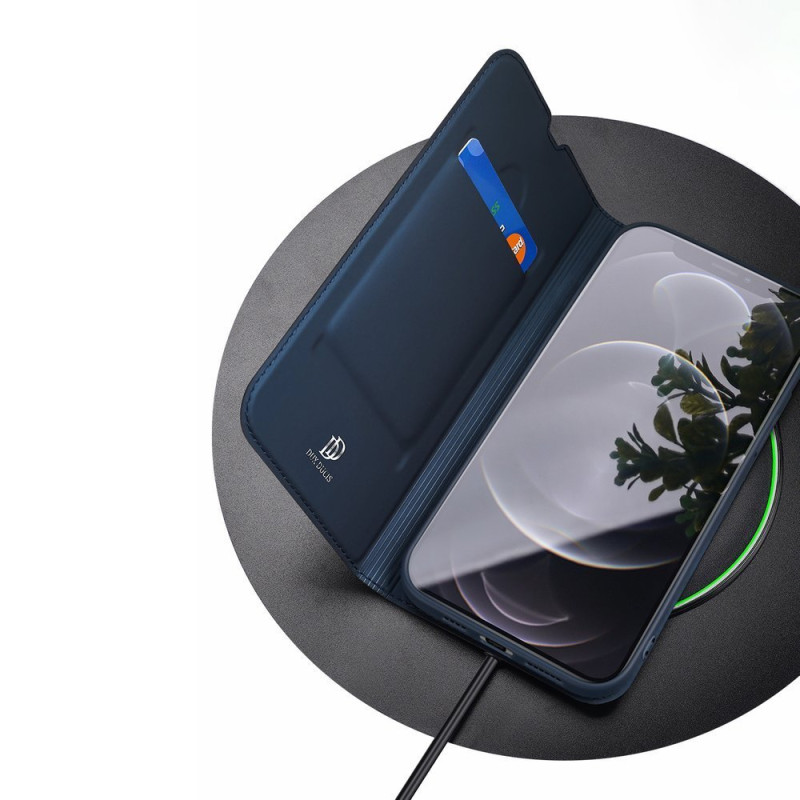 Dux Ducis Skin Pro dėklo dėklo dangtelis su atvartu iPhone 13 Pro auksinis